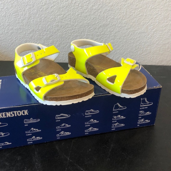 Birkenstock Other - Birkenstock Rio Kinder Neon Yellow size 27